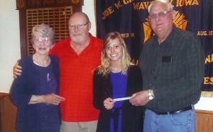 Left to right: Virginia Bock, Jim Amosson,