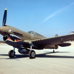 DAYTON, Ohio -- Curtiss P-40E Warhawk at the National Museum of the United States Air Force. (U.S. Air Force photo)